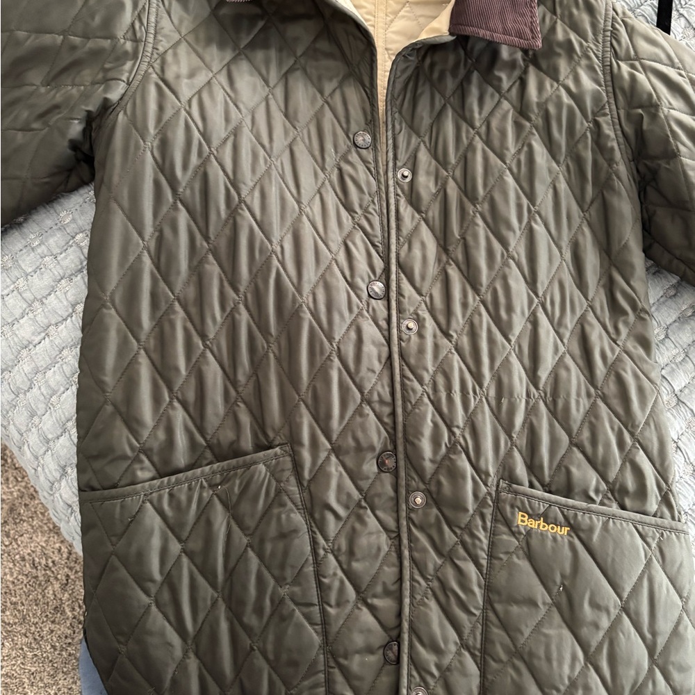 Barbour Annandale Quilted Jacket - Olive Green